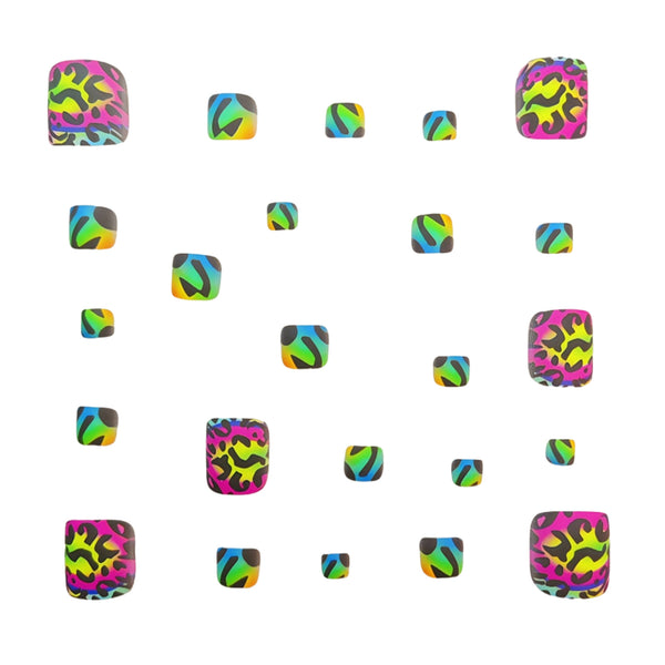 12 Sizes-24 Pcs Press On Nails Y609
