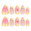 12 Sizes-24 Pcs Press On Nails JP3949
