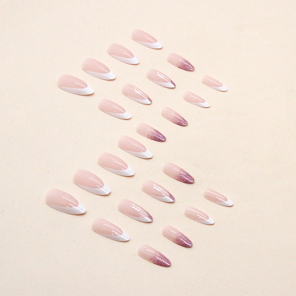 12 Sizes-24 Pcs Press On Nails W443