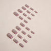 12 Sizes-24 Pcs Press On Nails W1390