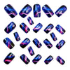 12 Sizes-24 Pcs Press On Nails Y1471