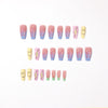 12 Sizes-24 Pcs Press On Nails JP1857
