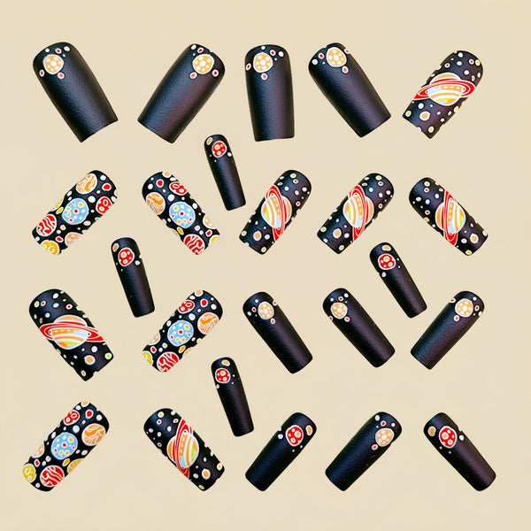 12 Sizes-24 Pcs Press On Nails Y958