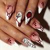 12 Sizes-24 Pcs Press On Nails 1XB1-15159