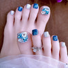 12 Sizes-24 Pcs Press On Nails ZJ01
