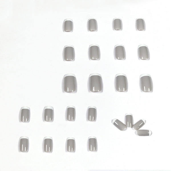 12 Sizes-24 Pcs Press On Nails JP1085