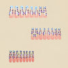 12 Sizes-24 Pcs Press On Nails Y706