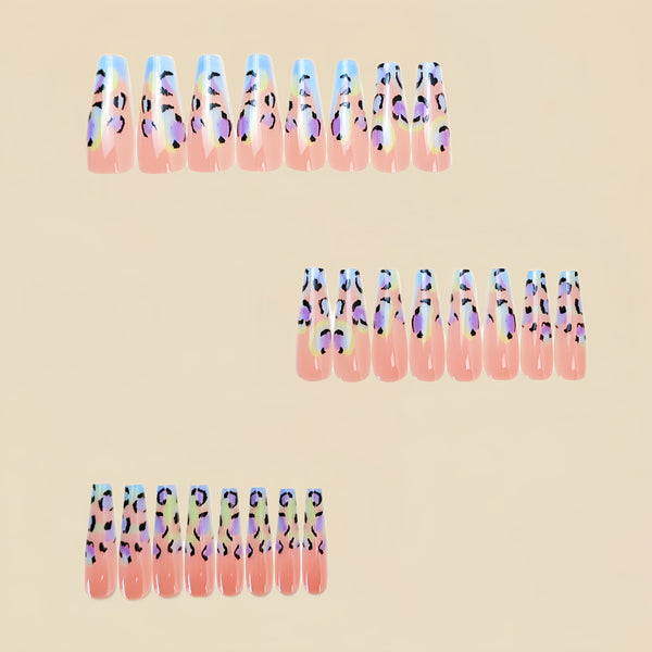 12 Sizes-24 Pcs Press On Nails Y706