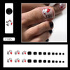 12 Sizes-24 Pcs Press On Nails F105