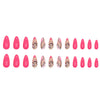 12 Sizes-24 Pcs Press On Nails W855