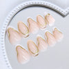 12 Sizes-24 Pcs Press On Nails W2001