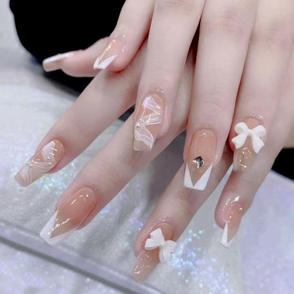 12 Sizes-24 PcsPress On Nails Z1141
