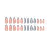 12 Sizes-24 Pcs Press On Nails W1730