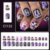 12 Sizes-24 Pcs Press On Nails C1132