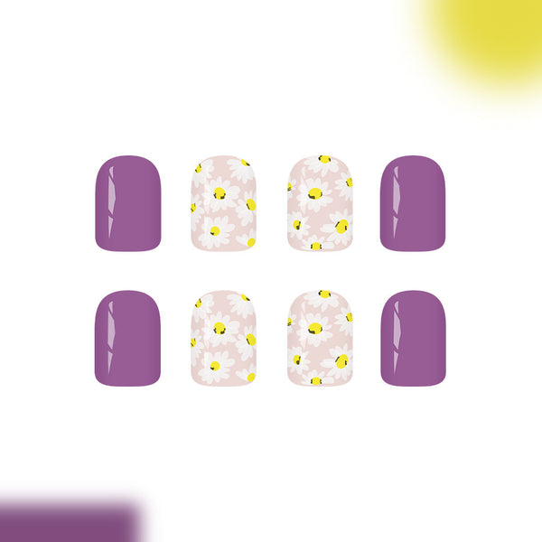 12 Sizes-24 Pcs Press On Nails C1537