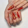 12 Sizes-24 Pcs Press On Nails JP2845