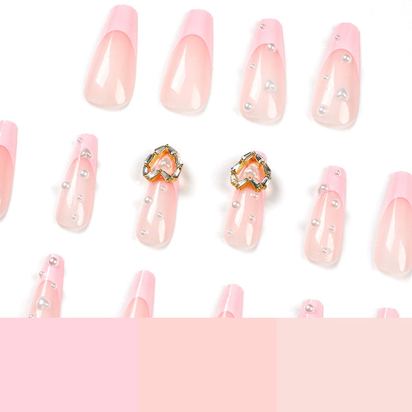 12 Sizes-24 Pcs Press On Nails JP1615