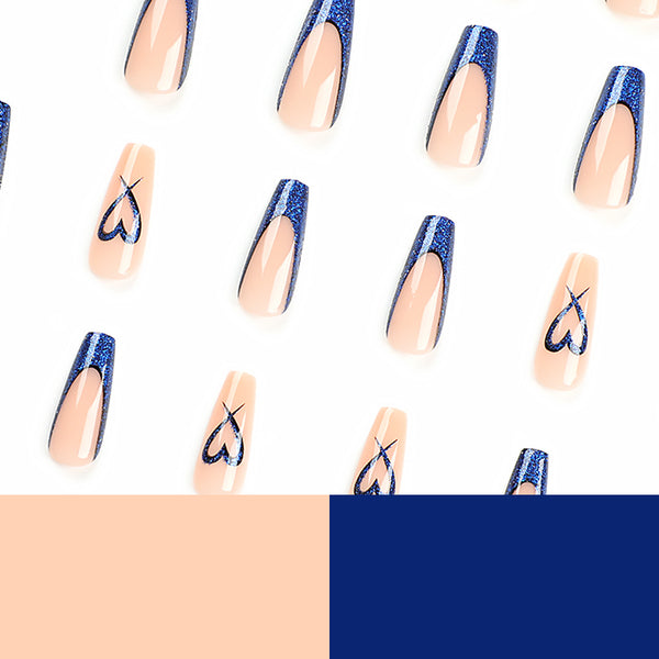 12 Sizes-24 Pcs Press On Nails JP2762