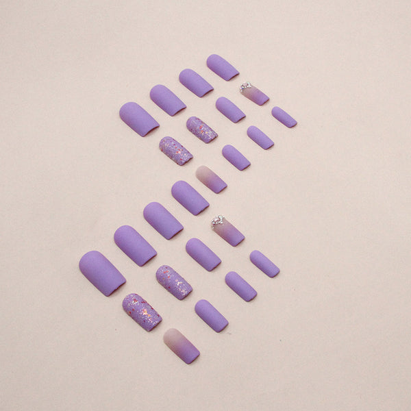 12 Sizes-24 Pcs Press On Nails Z731