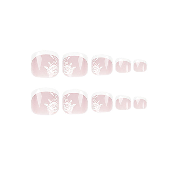 12 Sizes-24 Pcs Press On Nails JP1656