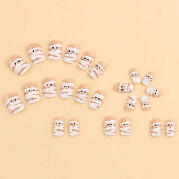 12 Sizes-24 Pcs Press On Nails LC903