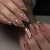 12 Sizes-24 Pcs Press On Nails W1998