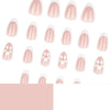 12 Sizes-24 Pcs Press On Nails JP3916