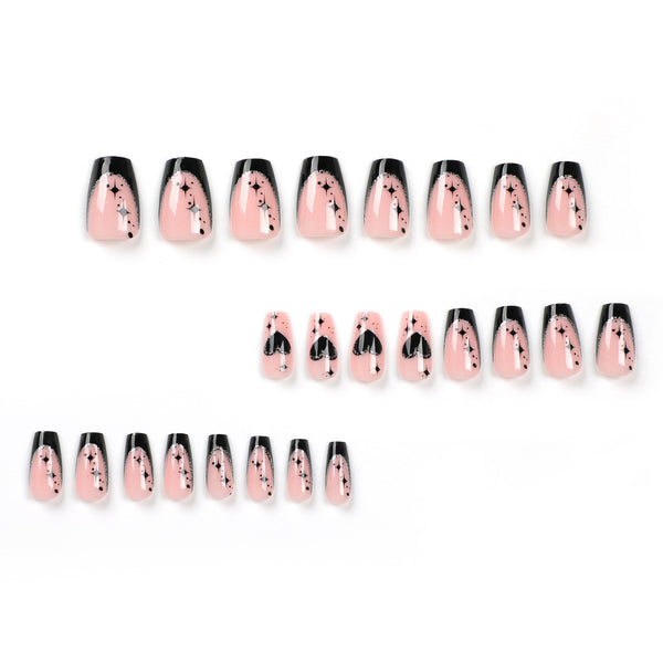 12 Sizes-24 Pcs Press On Nails JP2723