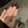 12 Sizes-24 Pcs Press On Nails W1999