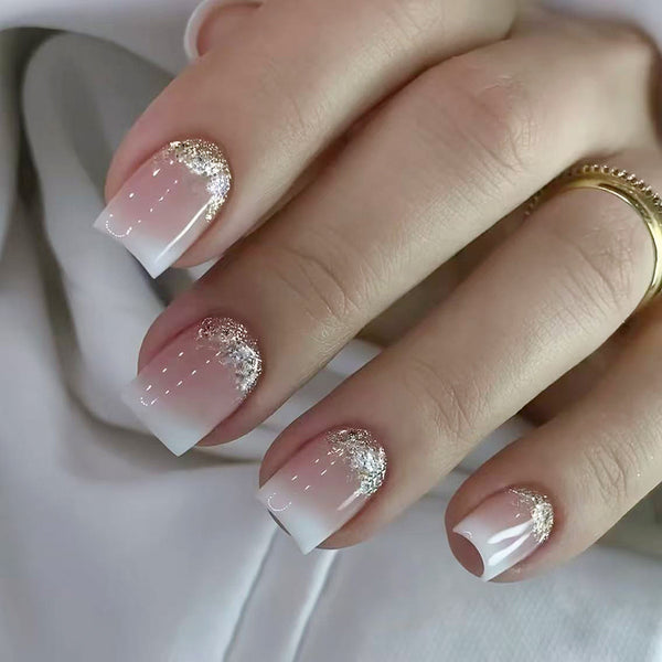 12 Sizes-24 Pcs Press On Nails C1211