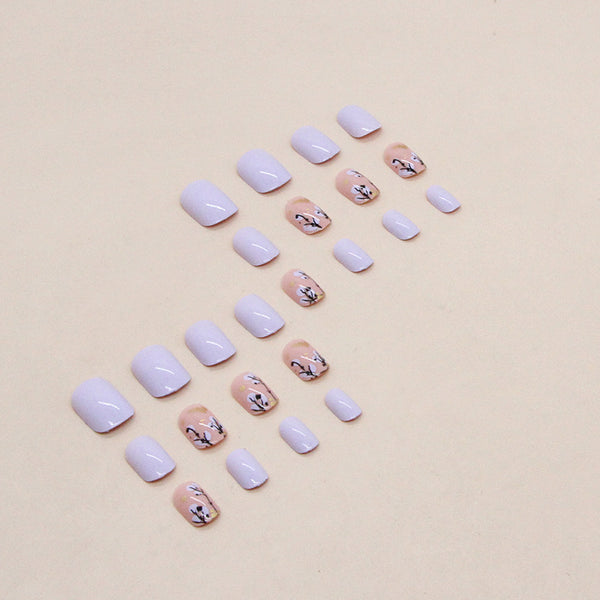 12 Sizes-24 Pcs Press On Nails W797