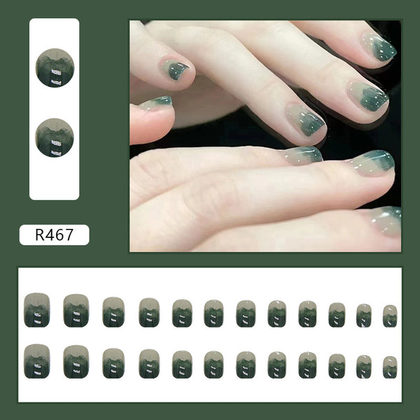 12 Sizes-24 Pcs Press On Nails R441