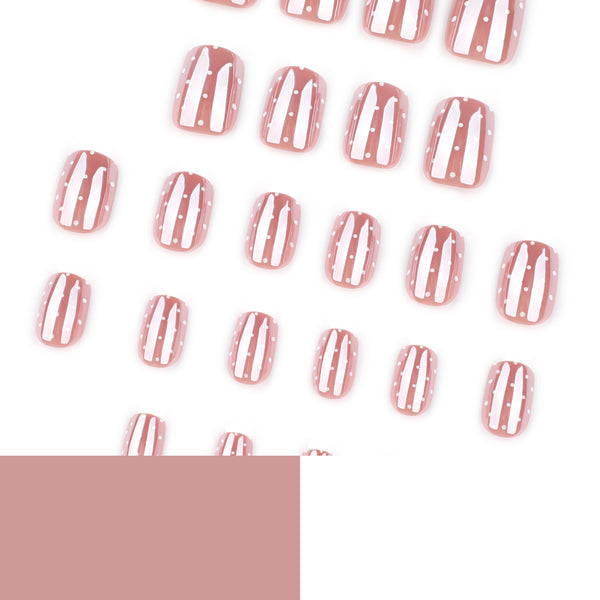12 Sizes-24 Pcs Press On Nails JP4208
