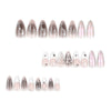 12 Sizes-24 Pcs Press On Nails JP3334