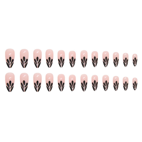 12 Sizes-24 Pcs Press On Nails W892