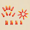 12 Sizes-24 Pcs Press On Nails Y434