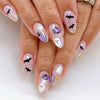 12 Sizes-24 Pcs Press On Nails W1414