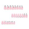 12 Sizes-24 Pcs Press On Nails JP3601