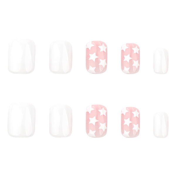 12 Sizes-24 Pcs Press On Nails JP3615