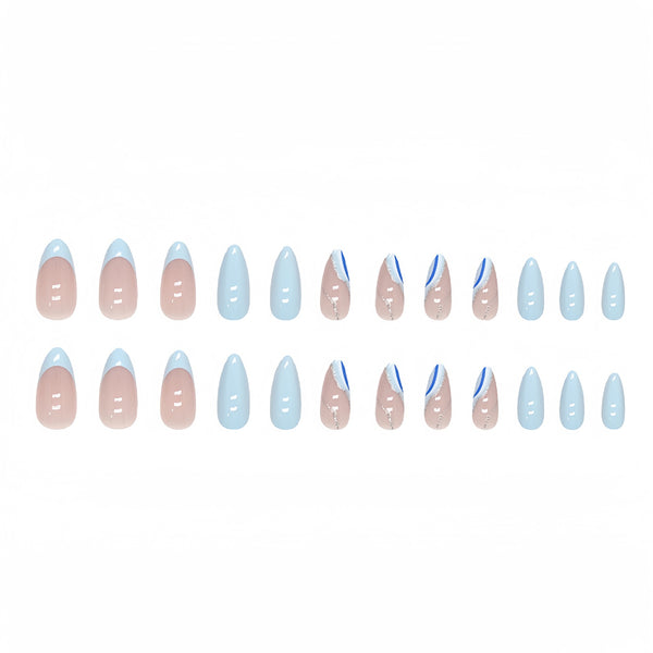 12 Sizes-24 Pcs Press On Nails Y016