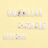 12 Sizes-24 Pcs Press On Nails JP2827