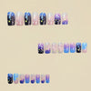 12 Sizes-24 Pcs Press On Nails Y632