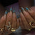 12 Sizes-24 Pcs Press On Nails W1743