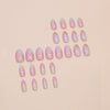12 Sizes-24 Pcs Press On Nails W1675