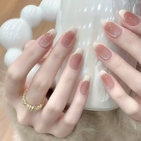 12 Sizes-24 Pcs Press On Nails MY171