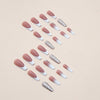 12 Sizes-24 Pcs Press On Nails Z652