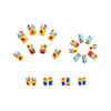 12 Sizes-24 Pcs Press On Nails Y468
