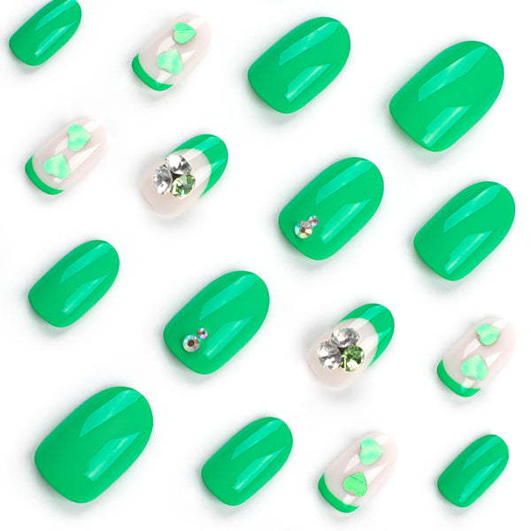 12 Sizes-24 Pcs Press On Nails JP3020