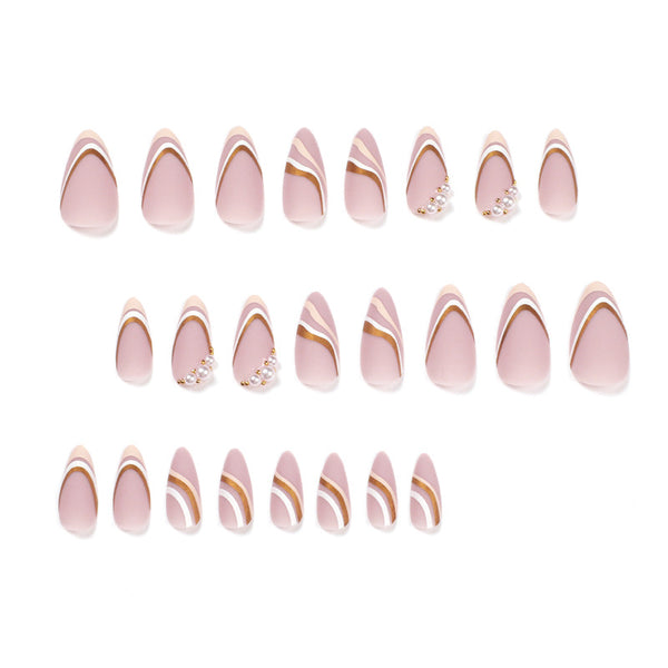 12 Sizes-24 Pcs Press On Nails JP1799