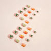 12 Sizes-24 Pcs Press On Nails R820